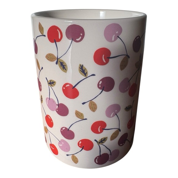 Target Room Essentials 🍒 Cherries Coffee Mug 🍒 Fruit Pattern Tea Lover Gift - Picture 3 of 5